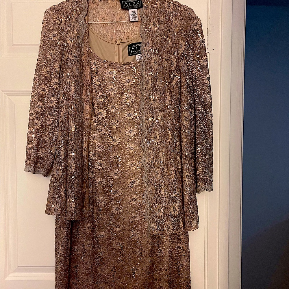 Semi formal dress with matching jacket